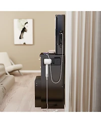 Streamdale Furniture Led Mirror Vanity Table with Stool & Power