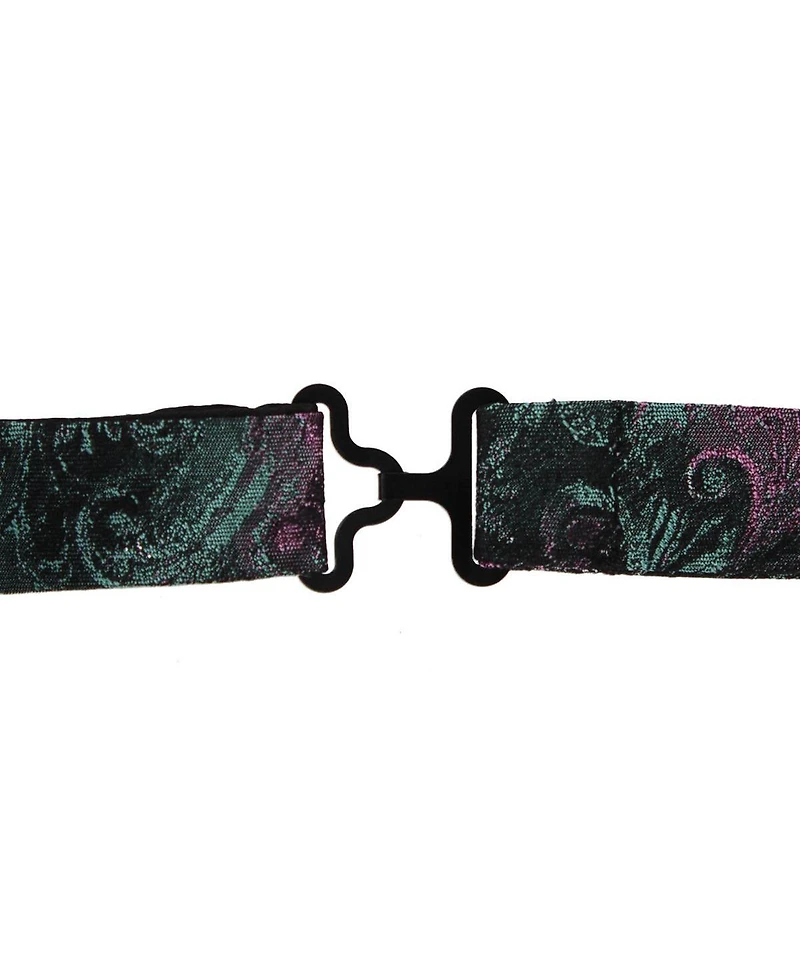 Trafalgar Men's The Arcane Storm Silk Novelty Bow Tie