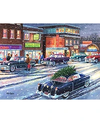 SunsOut Twilight on Main 500 piece Jigsaw Puzzle for Adults
