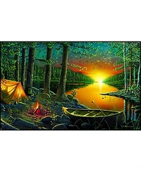 SunsOut Evening by the Lake 550 piece Jigsaw Puzzle for Adults