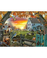 SunsOut Tranquil Farm 1000 piece Jigsaw Puzzle for Adults