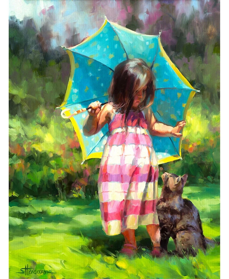 SunsOut The Teal Umbrella 500 piece Jigsaw Puzzle for Adults
