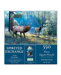 SunsOut Spirited Exchange 550 piece Jigsaw Puzzle for Adults