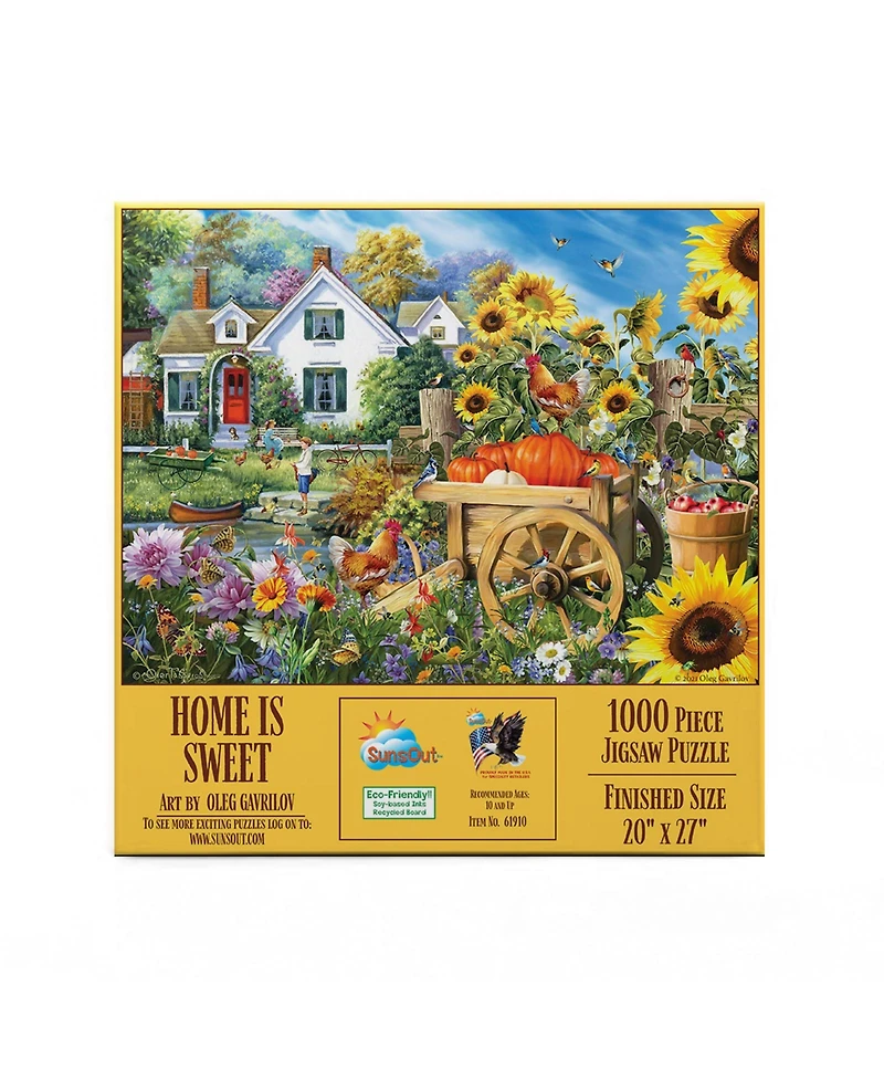 SunsOut Home is Sweet 1000 piece Jigsaw Puzzle for Adults