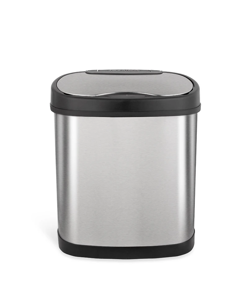 Ninestars Oval Motion Sensor Trash Can 3.2 Gallon