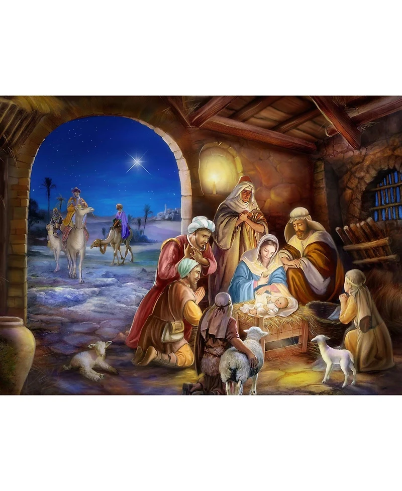SunsOut Upon A Holy Night 1000 piece Jigsaw Puzzle for Adults Christmas