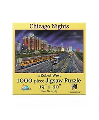 SunsOut Chicago Nights 1000 piece Jigsaw Puzzle for Adults