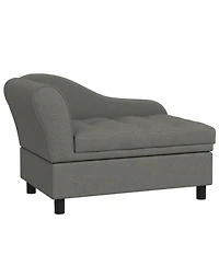 Aostirmotor Pet Sofa Couch Bed with Washable Cushion,Storage for Dogs, Cats