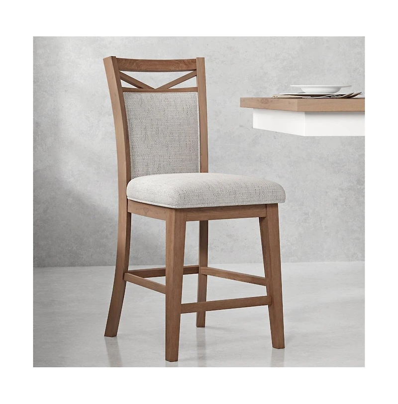 Parker House Furniture Americana Modern Dining Upholstered Counter Chair Two Pack