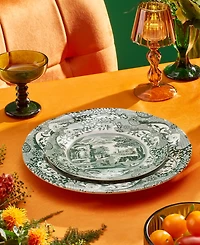 Spode Heritage Green Italian Salad Plates, Set of 4