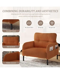 Streamdale Furniture Corduroy Wide Seat Chair