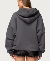 Edikted Women's Disco Ball Hoodie