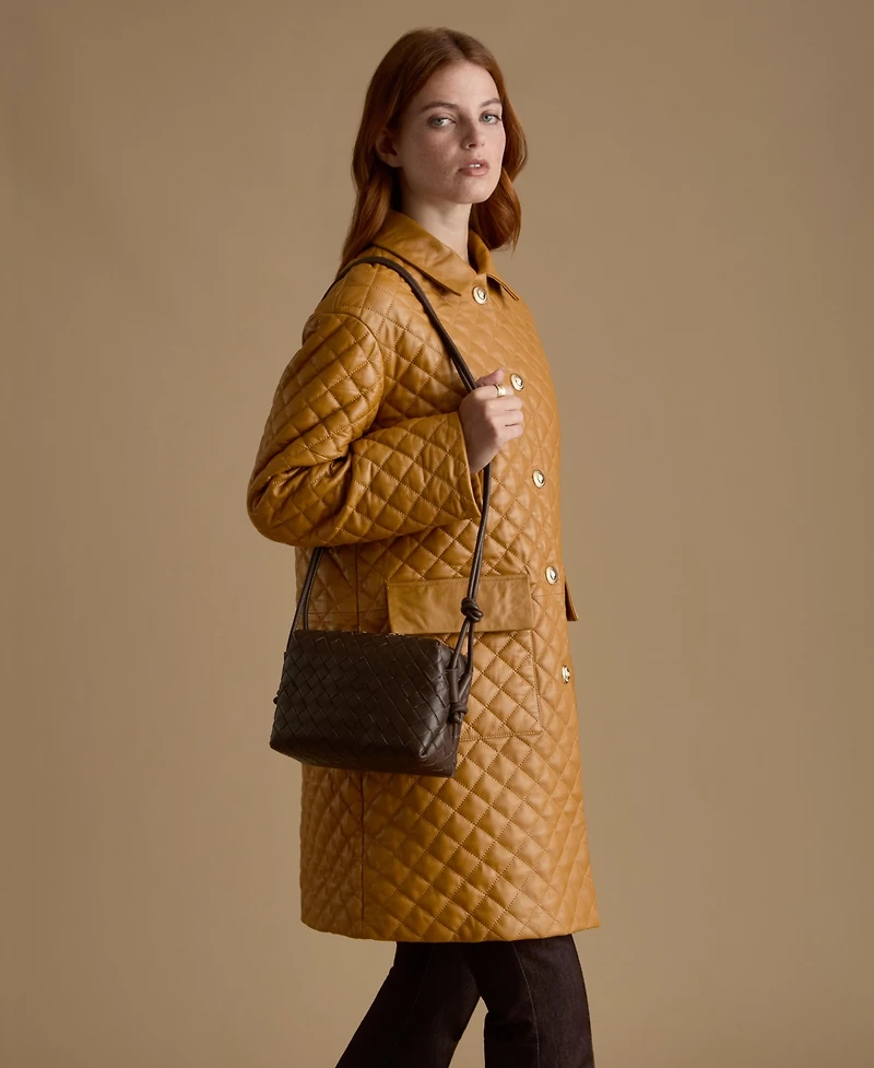 Furniq Uk Women's Quilted Leather Coat, Created For Macy's