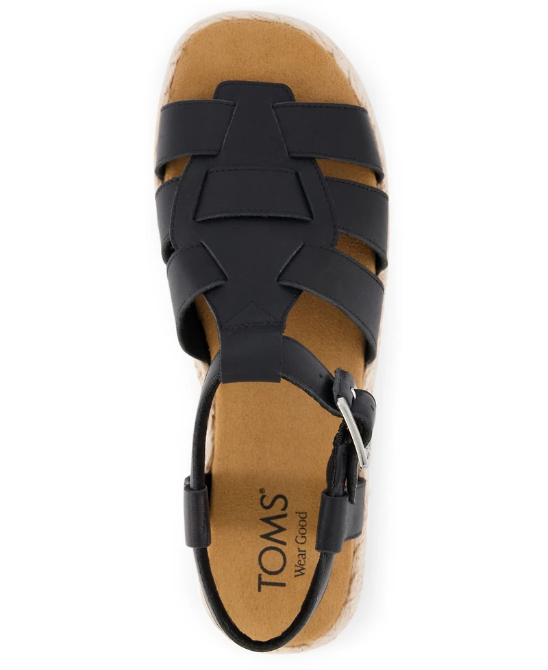 Toms Women's Jac Fisherman Platform Sandals