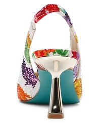 Betsey Johnson Women's Clark Slingback Evening Pumps