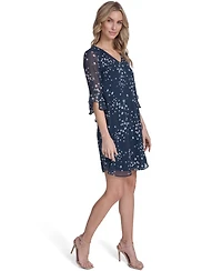 Calvin Klein Women's Bell-Sleeve Trapeze Dress