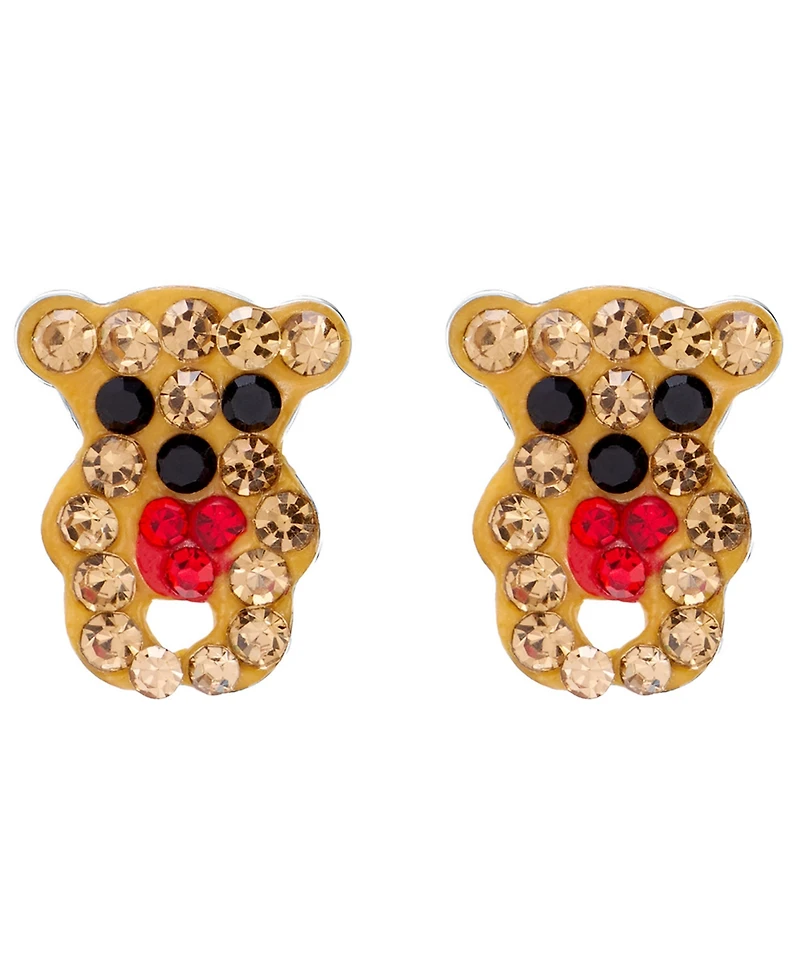 Teddy Bear W Hrt Stud