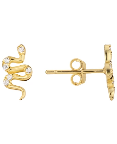 Macy's Cubic Zirconia Snake Stud Earring