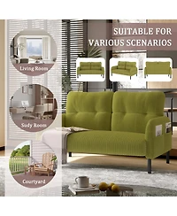 Streamdale Furniture Streamdale Corduroy Double Sofa