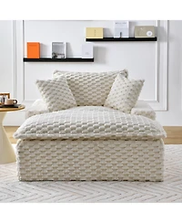 Streamdale Furniture 51" Comfort Sofa w/ 2 Pillows & Backrest