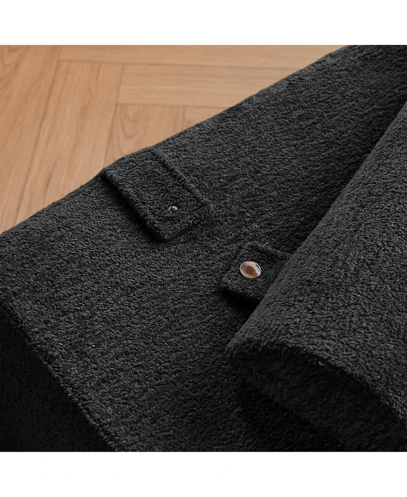 Streamdale Furniture Foldable Sponge Sofa Bed- Portable Lounger for Living Room and Bedroom