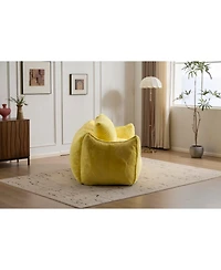 Streamdale Furniture Giant Yellow Bean Bag Couch with Pillows