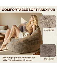 Streamdale Furniture Armrest Bean Bag Chair - High-Density Foam