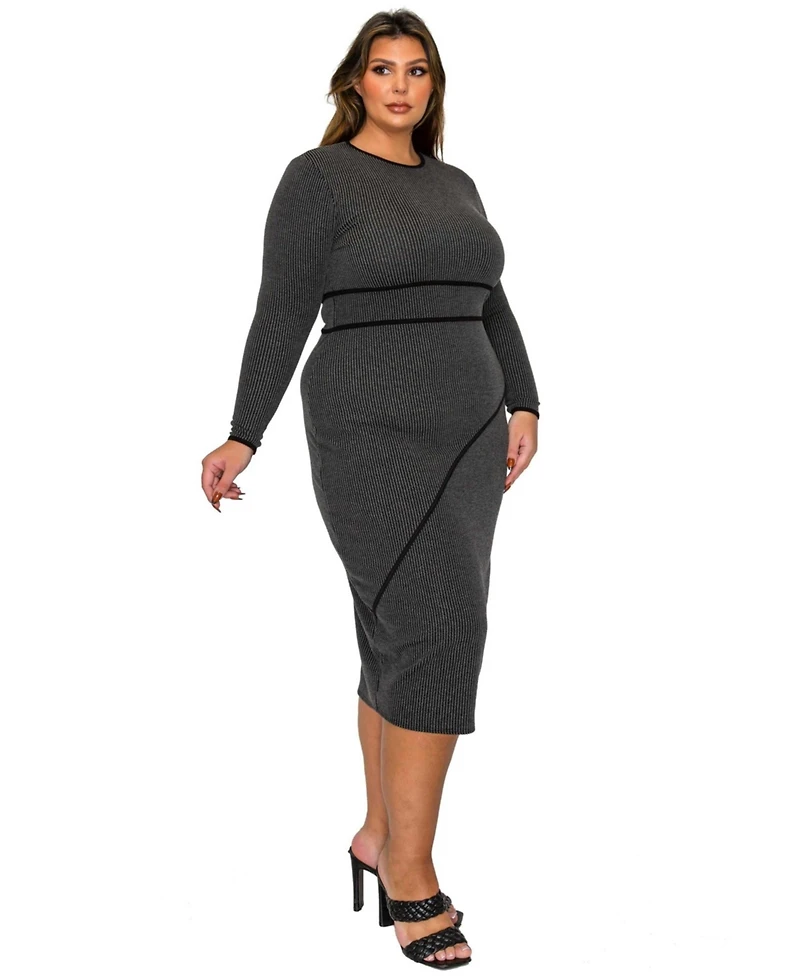 L I V D Plus Elora Sweater Dress