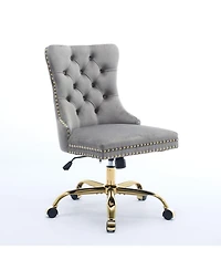 Streamdale Furniture A&A Modern Velvet Home Office Chair