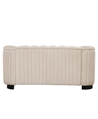 Streamdale Furniture 64.3" Velvet Loveseat Sofa