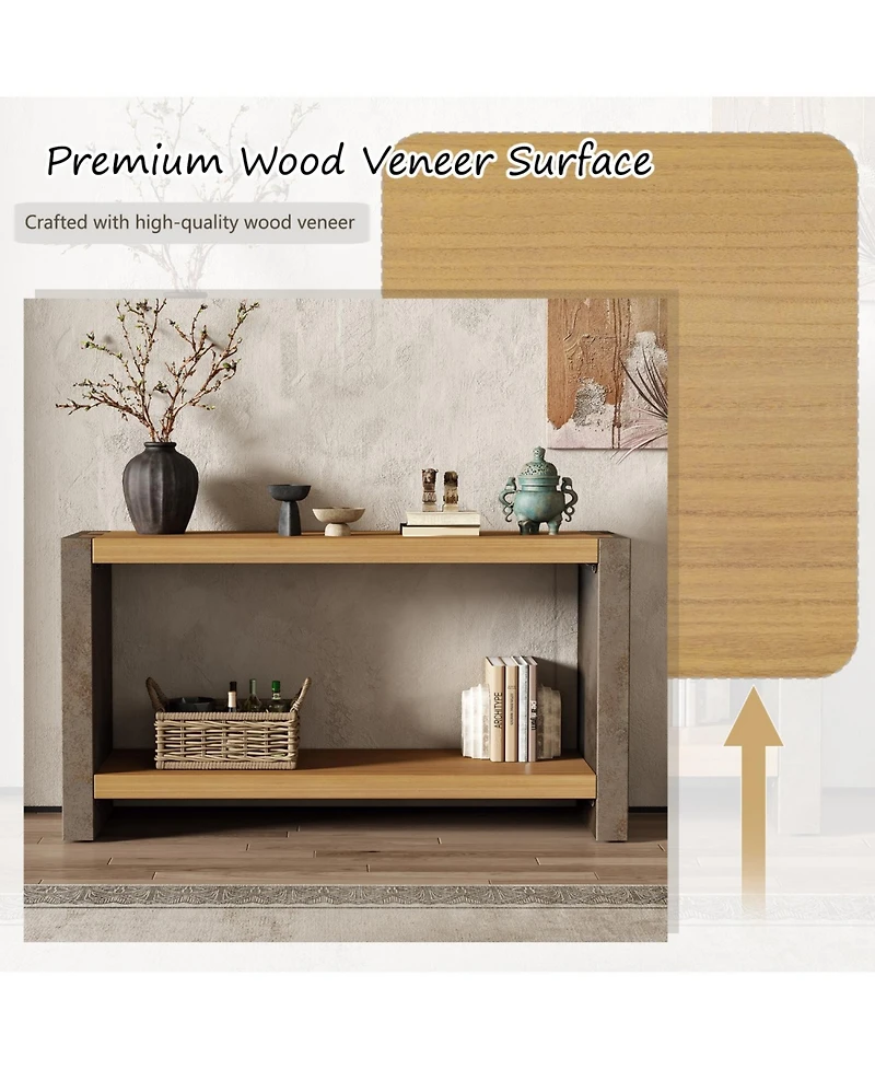 Streamdale Furniture Industrial Console Table