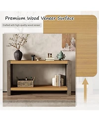 Streamdale Furniture Industrial Console Table