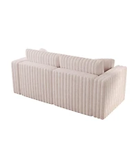 Streamdale Furniture 75.6" Light Pink Modular Sofa - Modern Plush & Comfortable