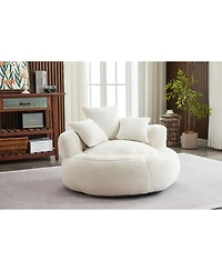 Streamdale Furniture Foam Bean Bag Chair - Soft Chenille Cover