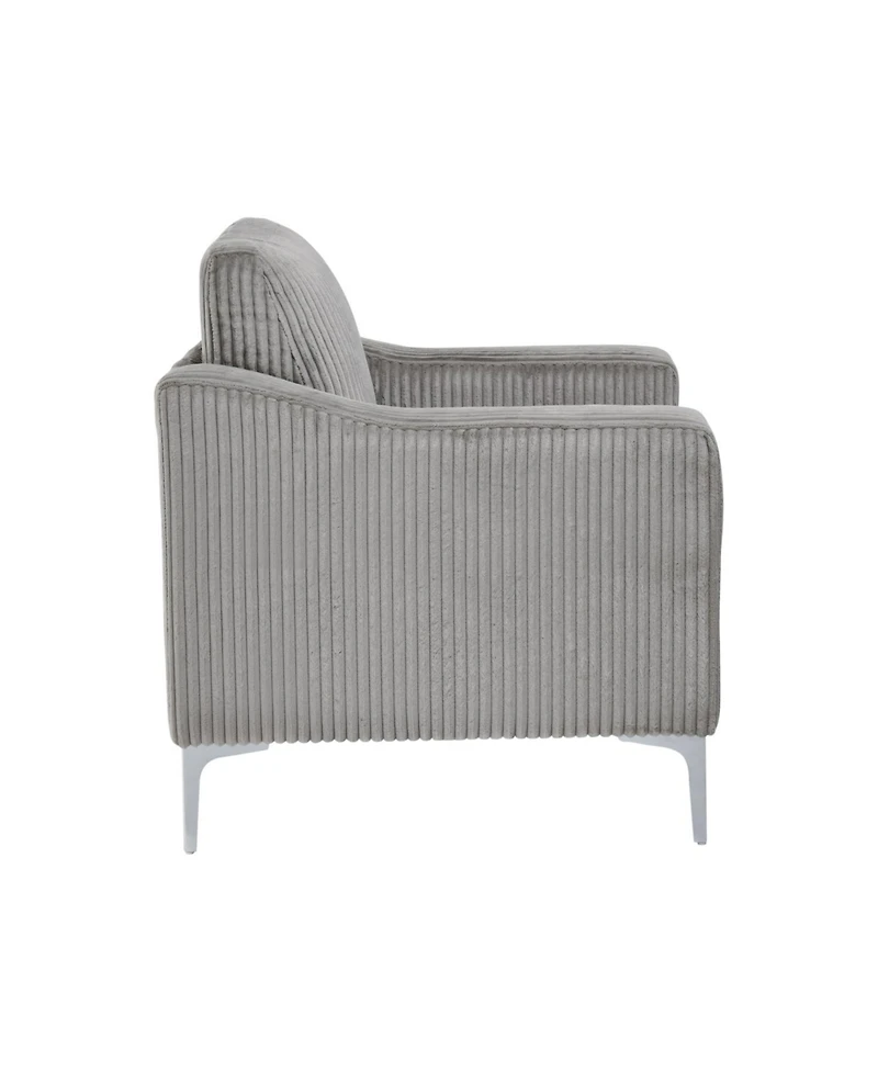 Streamdale Furniture Convertible Corduroy Sectional Sofa