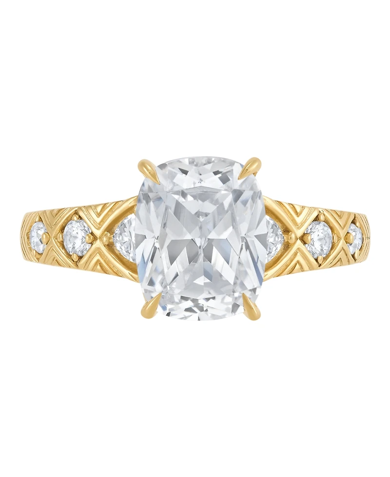 Grown With Love Lab-Grown Diamond Engagement Ring (3-1/3 ct. t.w.) in 14k Yellow Gold