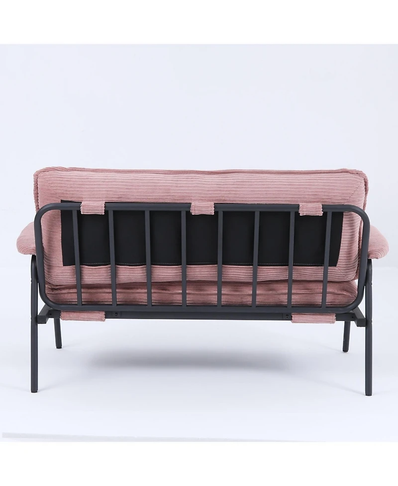 Streamdale Furniture Pink 53-inch Sofa Small Apartment Living