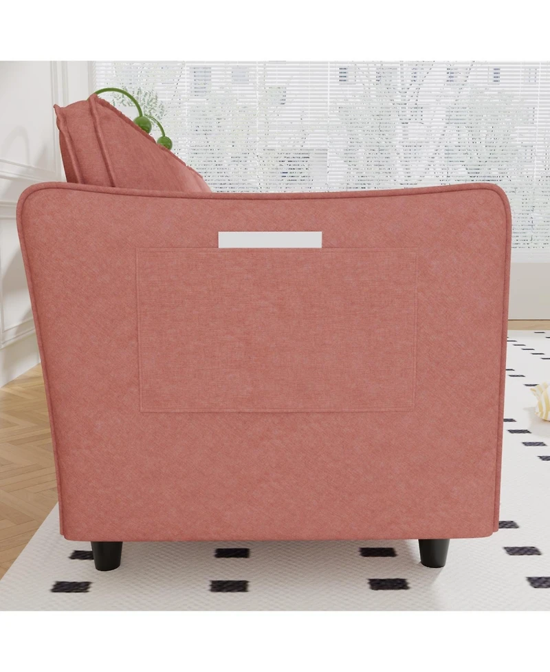 Streamdale Furniture 74" Loveseat Sofa - Mid Century Modern Couch