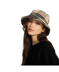 Steve Madden Small Tartan Plaid Bucket Hat