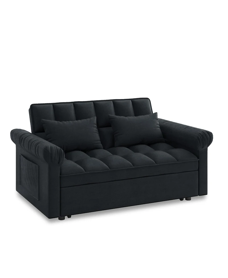 Streamdale Furniture Loveseats Sofa Bed with Pull-out Bed