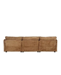 Streamdale Furniture Streamdale Oversized Sectional Cloud Couch, Modern Chenille L Shape