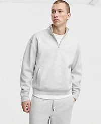 Mode of One Men's Oversized-Fit Quarter-Zip Sweatshirt, Macy's Exclusive