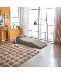 Streamdale Furniture Foldable Sponge Sofa Bed- Portable Lounger for Living Room and Bedroom