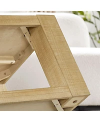 Streamdale Furniture Streamdale Modern 48" Rectangular 2-Tier Coffee Table