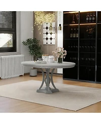 Streamdale Furniture Streamdale Retro Extendable Dining Set - 42"-58" Oval