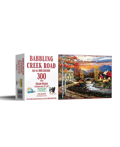 SunsOut Babbling Creek Road 300 piece Jigsaw Puzzle for Adults