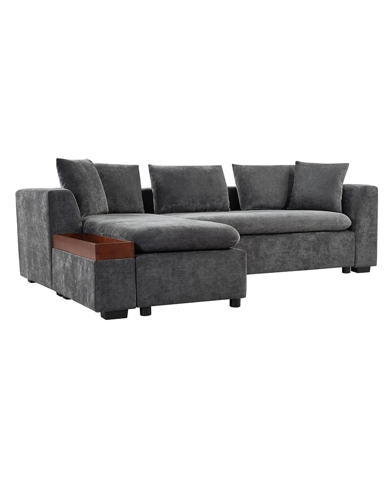 Streamdale Furniture 93.7" L-Shaped Sectional Sofa with Storage