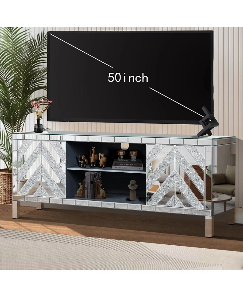 Streamdale Furniture 47" Mirror Tv Console