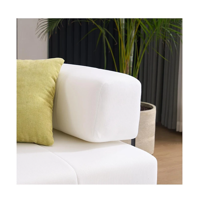 Streamdale Furniture Folding Sofa Bed 78.5" Convertible Couch with Pillows