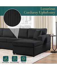 Streamdale Furniture Streamdale Oversized 115.3" U-Shaped Sectional Sofa with Chaise Lounge